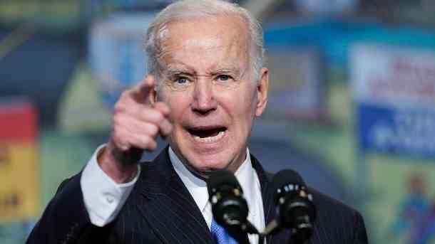 Joe Biden: Der US-Präsident hat den Angriff auf einen ukrainischen Bahnhof scharf verurteilt.  (Quelle: dpa)