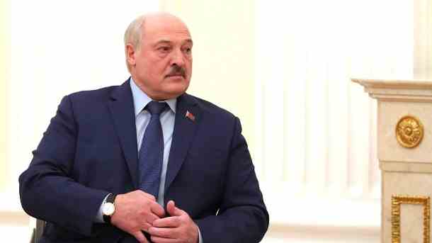 Alexander Lukaschenko: Bisher hatte der belarussische Machthaber ein Eingreifen in der Ukraine abgestritten. (Quelle: imago images/Russian Look)