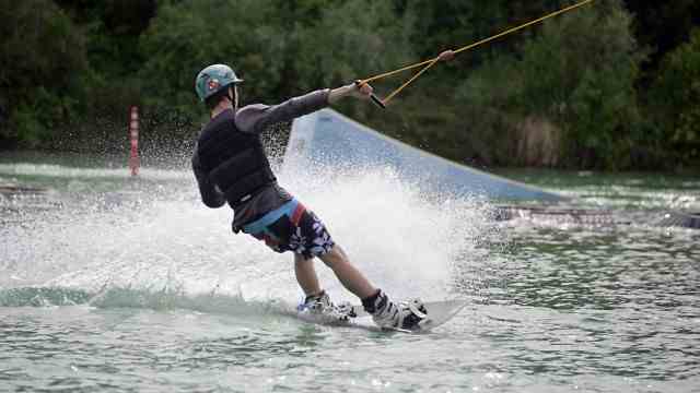 Excursion tips: In the Aschheim water ski park you can already guess how beautiful the summer could be.
