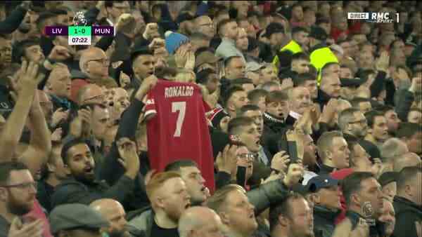 Anfield's tribute to Cristiano Ronaldo
