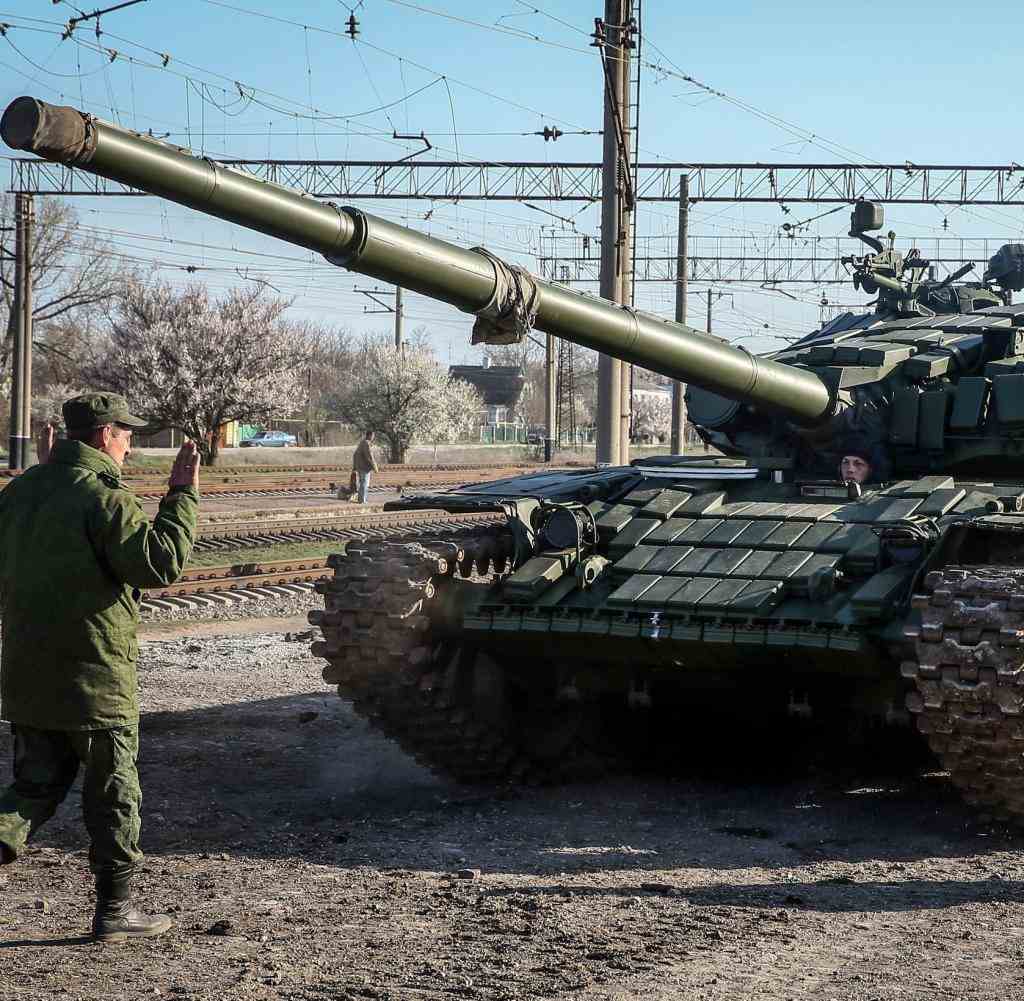 Ukraine-Krieg - T-72-Panzer