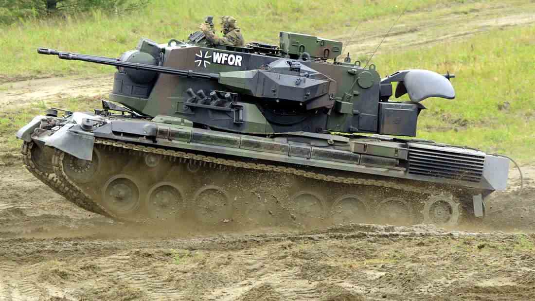 Panzer für die Ukraine: 1100 Schuss pro Minute braucht ein „Gepard“. 