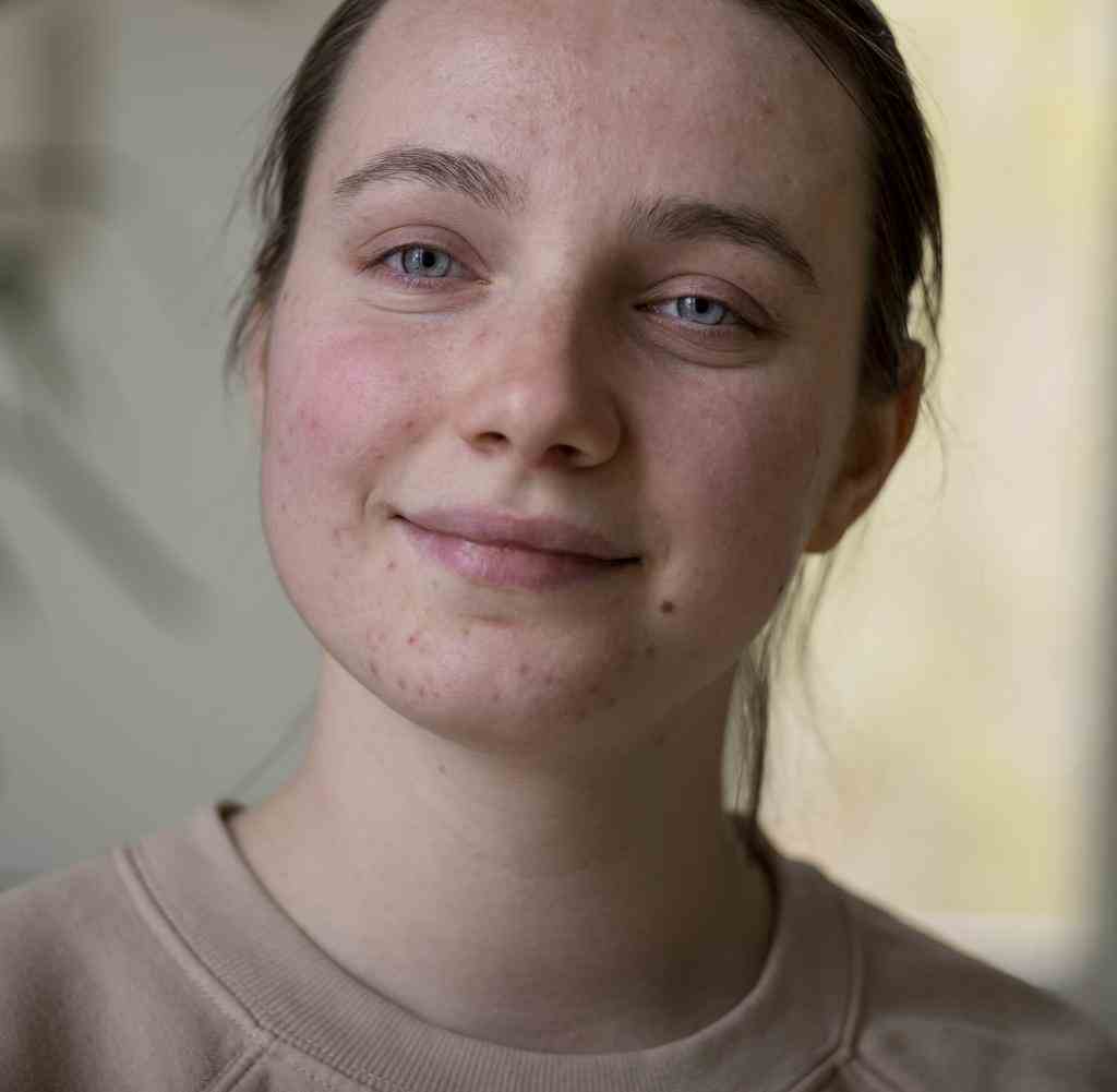 Kateryna Zudilova, 23, aus Kiew: kürzlich geflüchtet, jetzt bereits im Deutsch-Kurs