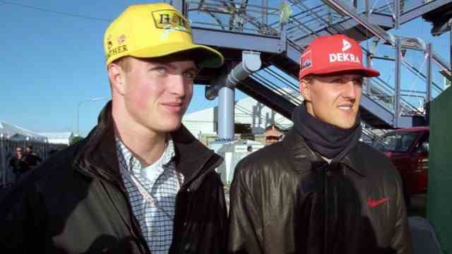 Racing driver David Schumacher: Ralf Schumacher (left) was the first to cross the finish line six times in 180 starts.  His brother Michael is a seven-time Formula 1 world champion and shaped this sport like few others.