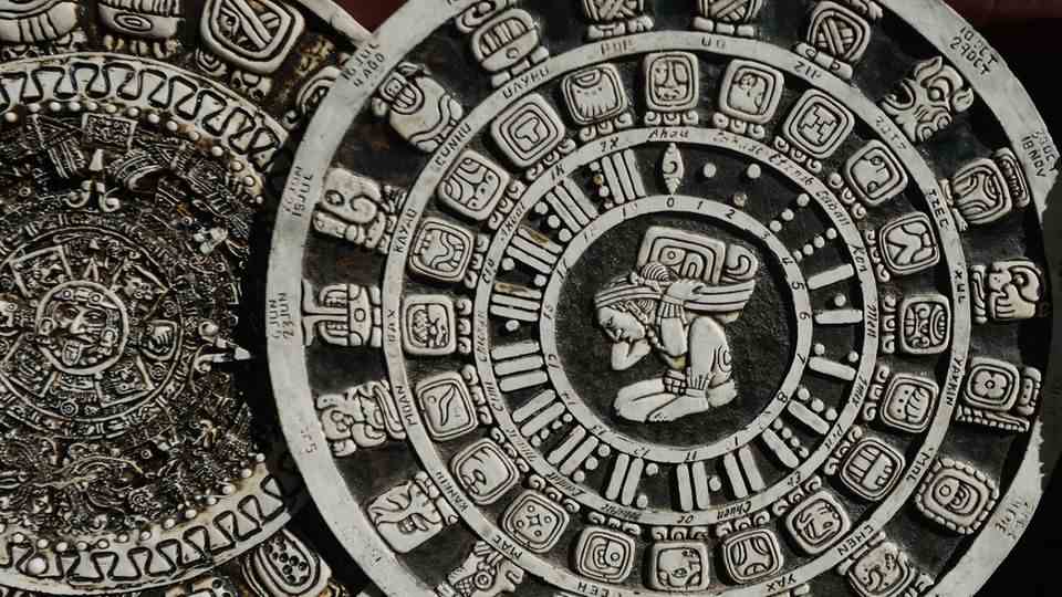 Replica of the Mayan calendar as a souvenir