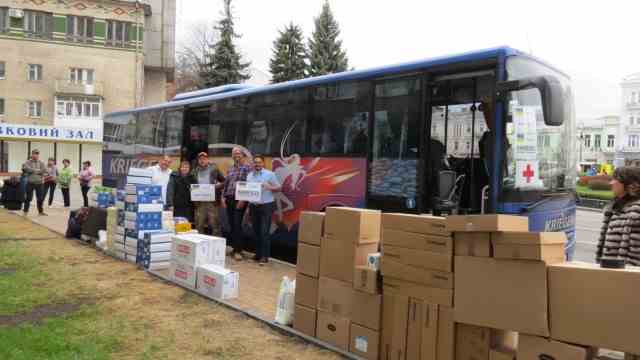 200 kilometers from Kyiv: Medicines and other relief supplies were brought to Vinnytsia with the aid transport.