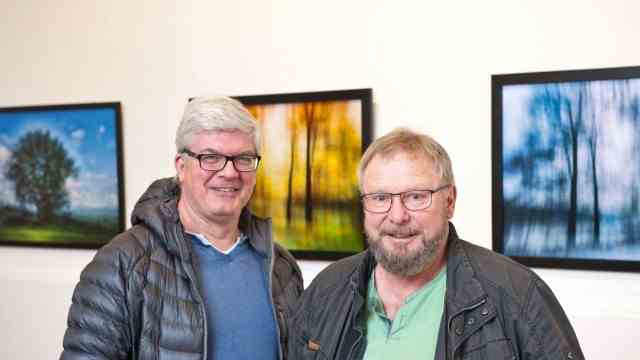 Culture in the district: Not just friends of photography: Gilbert Pinggera (left) and Sebastian Kugler.