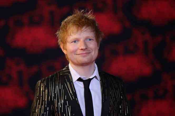 Singer Ed Sheeran at the NRJ Music Awards in Cannes, November 20, 2021.