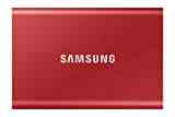 Samsung T7 Portable SSD - 1 TB - USB 3.2 Gen.2 External SSD Metallic Red (MU-PC1T0R/WW)