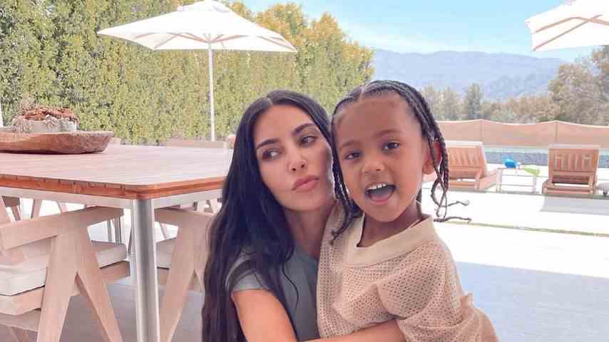 Kim Kardashian and Saint West, 2021