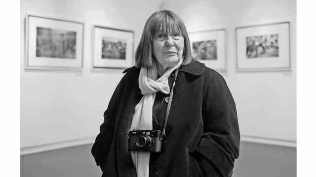 Obituary for Letizia Battaglia: Letizia Battaglia (1935 - 2022), here in 2011 at the opening of the photo exhibition "Mafia - The Global Crime" in the Bremen Overseas Museum.