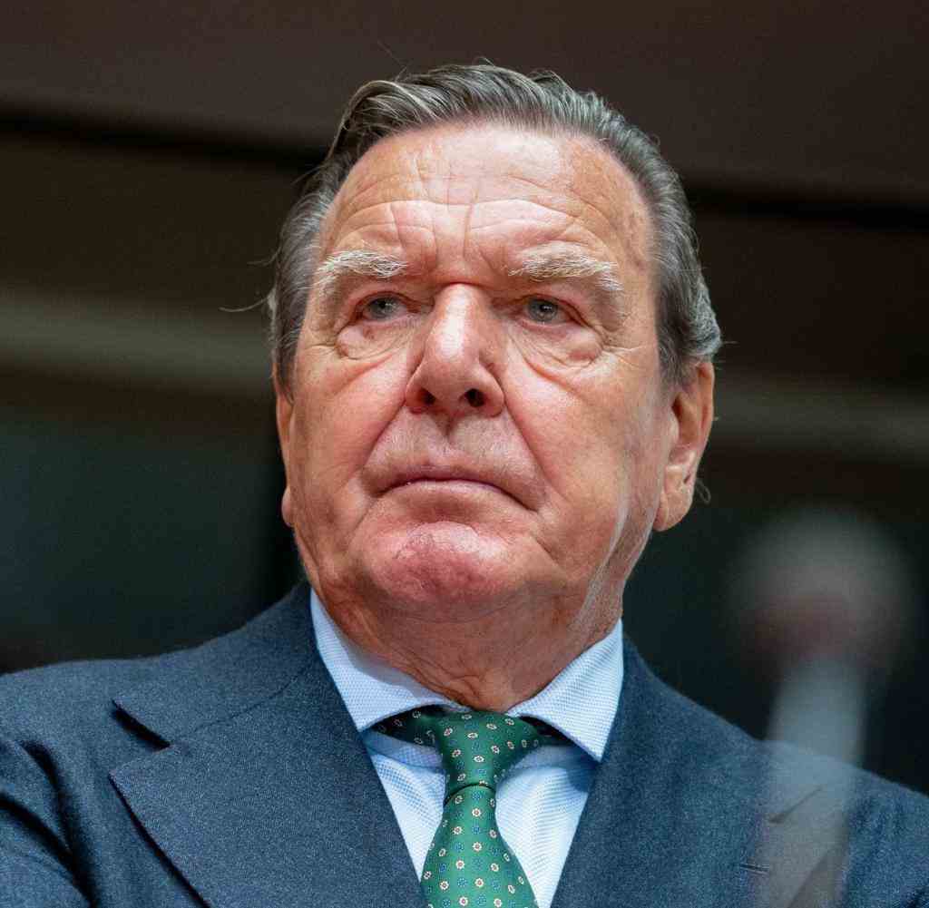 Gerhard Schroeder, former Federal Chancellor