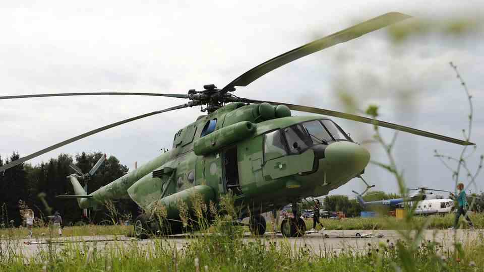 Russian-built Mi-17 helicopter