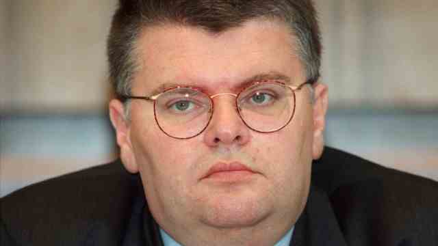 CSU: The member of parliament Bernd Protzner (here 1996) was probably the most unlucky one among the CSU general secretaries.