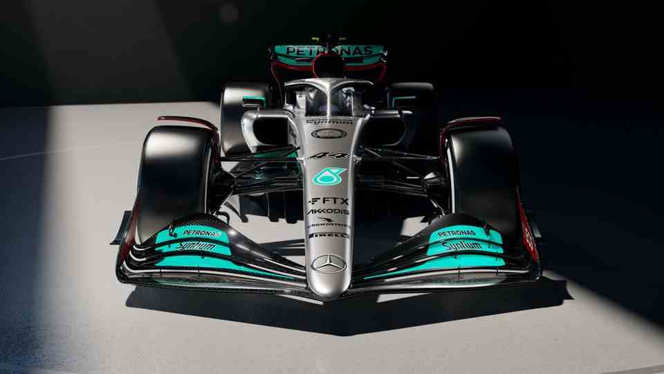 The full name of the new Silver Arrow is Mercedes-AMG F1 W13 E Performance