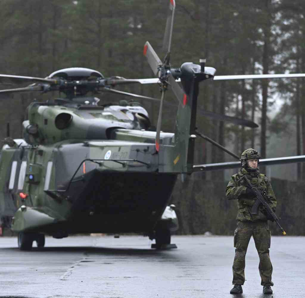Militärübung in Finnland