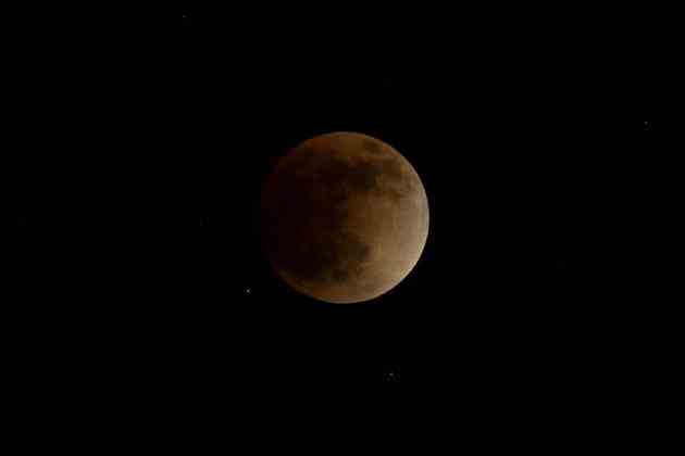 The “Blood Moon” observed from Panama City, May 15, 2022.