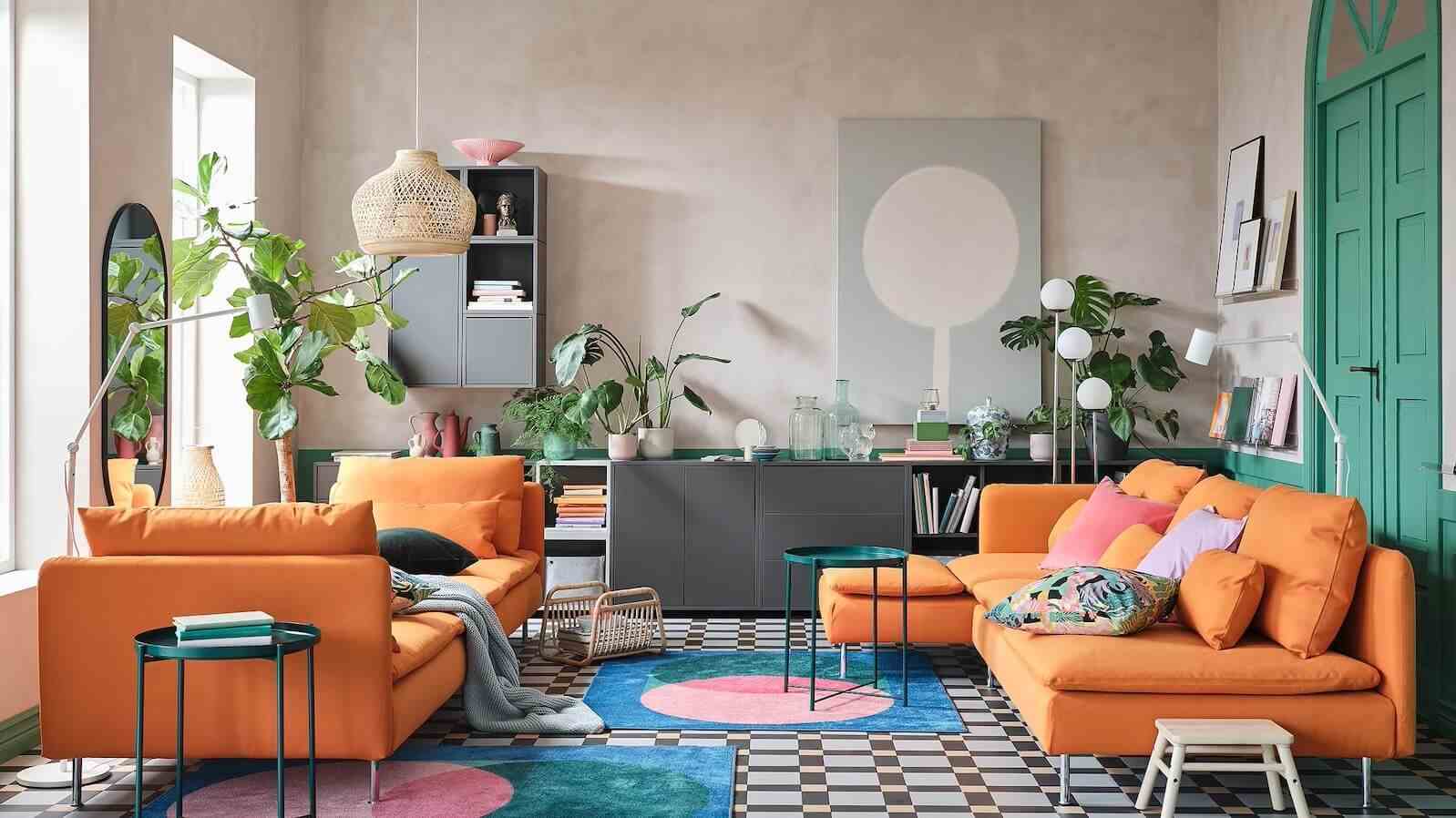A Contemporary Scandinavian Living Room 