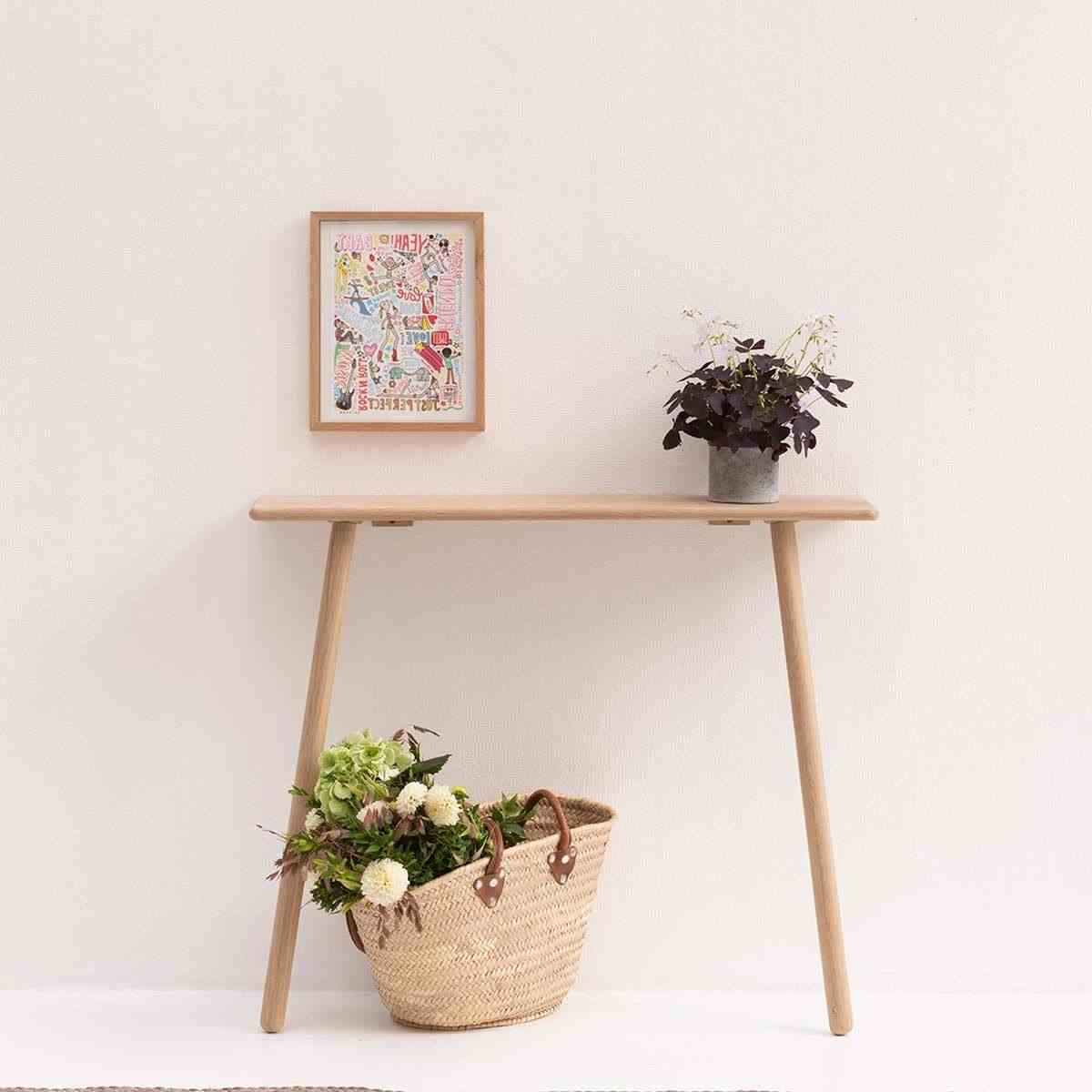 Arne Wooden Wall Console 