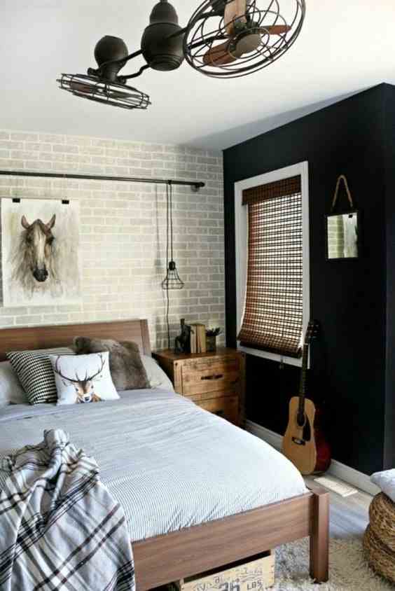 An Accent Wall In A Small Bedroom