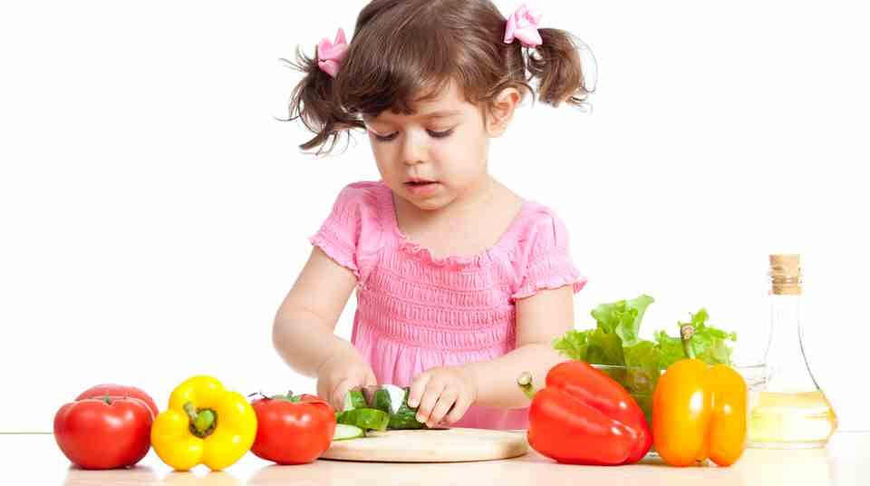 Eat healthy and with pleasure - because children are curious and imitate adults.  This is how they learn to eat properly.