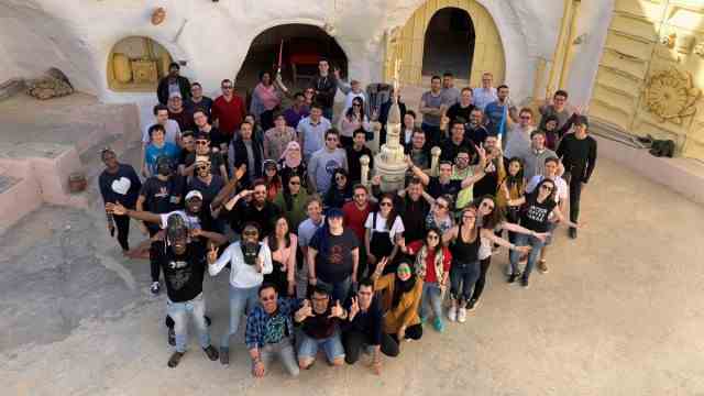 AI start-up Instadeep: The Instadeep team in Tataouine, Tunisia.