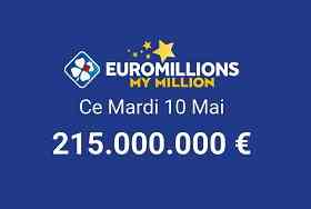 Euromillions draw for Tuesday, May 10, 2022