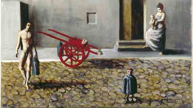 Munich: "The milkman" is one of the paintings by Edgar Ende that will be shown in Ismaning.
