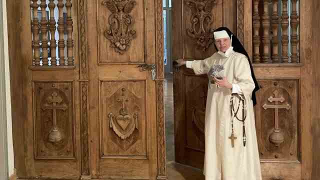 Weilheim-Schongau district: There are still three Dominican nuns in Polling Abbey.  Sister Gabriela has been living here for more than 50 years.