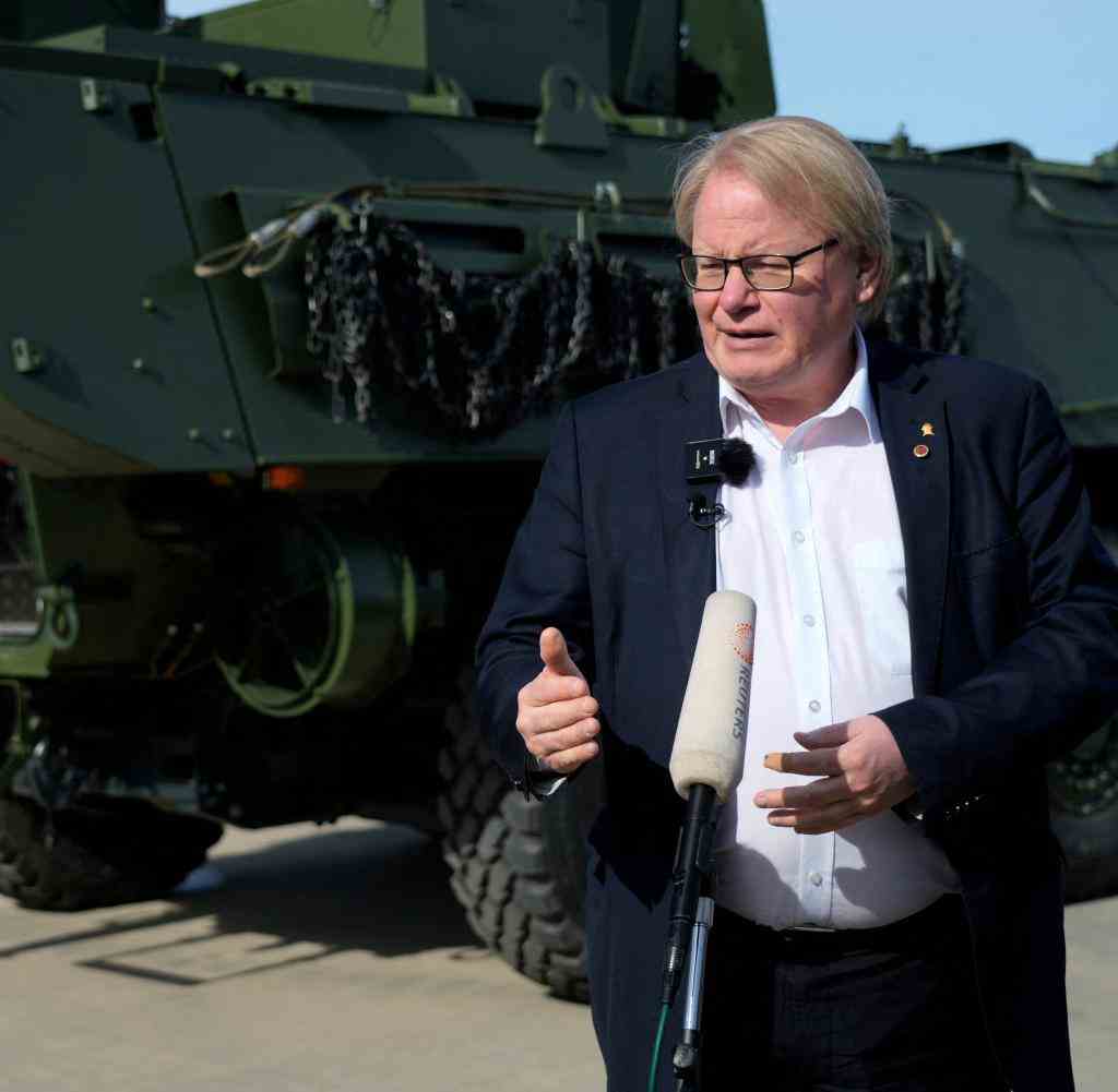 Swedish Defense Minister Peter Hultqvist