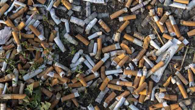 Unterschleißheim: Cigarette butts have no place on the ground.