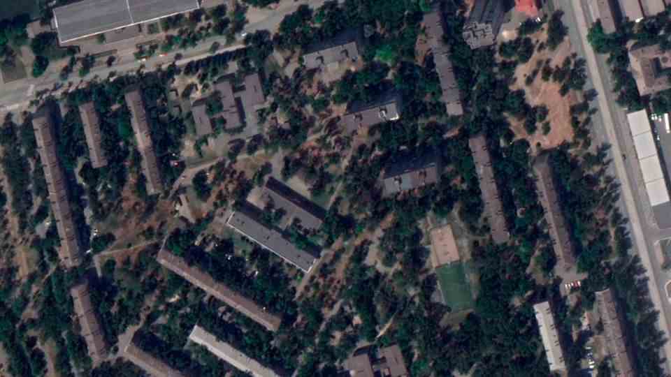 Ukraine War: Residential Quarters in Mariupol