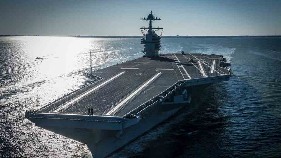 Problems with the new start system make the USS Gerald R Ford to create