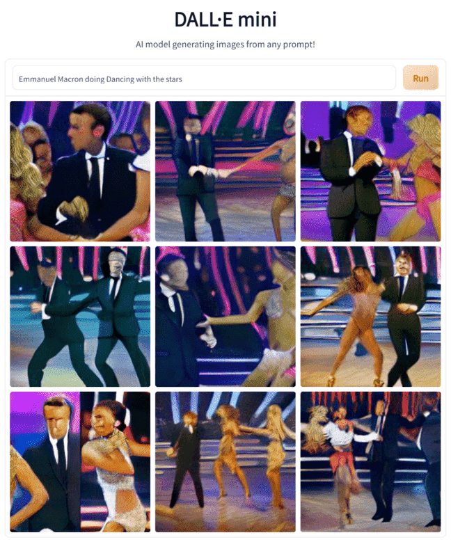 Emmanuel Macron in Dancing with the Stars 