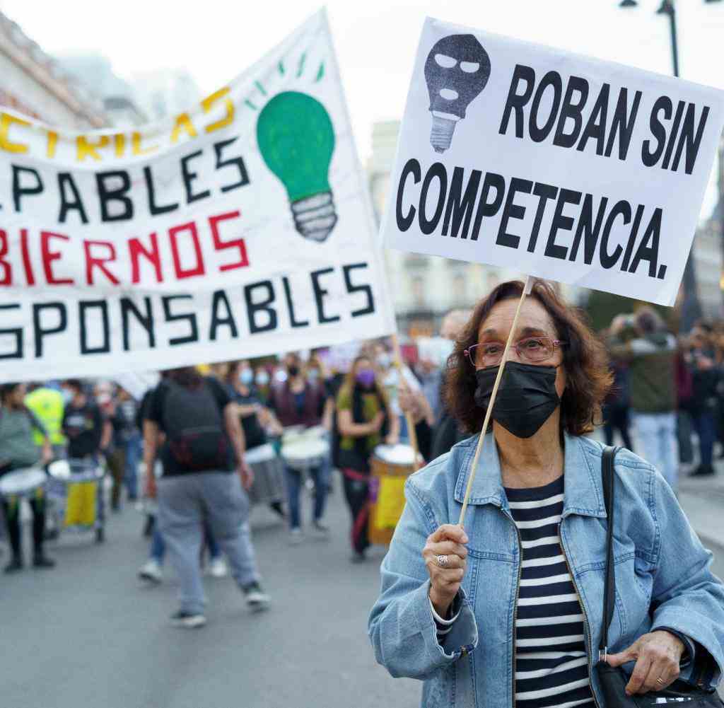 Europa hat genug von zu hohen Energiepreisen: In Spanien protestieren die Menschen bereits seit vergangenem Jahr