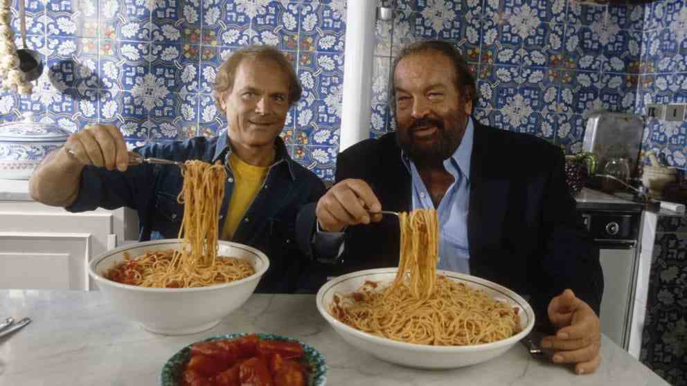 Always in a good mood: Bud Spencer with his congenial buddy Terence Hill