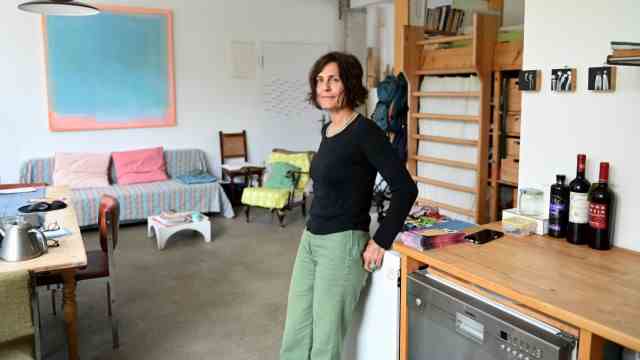 Lack of space in Munich: The inspiration for a new building concept: Monika Reinhart's studio.