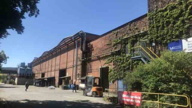 Industry in the Upper Palatinate: What is left of what was once the largest steel works in southern Germany: the Maxhütte pipe works in the Upper Palatinate.