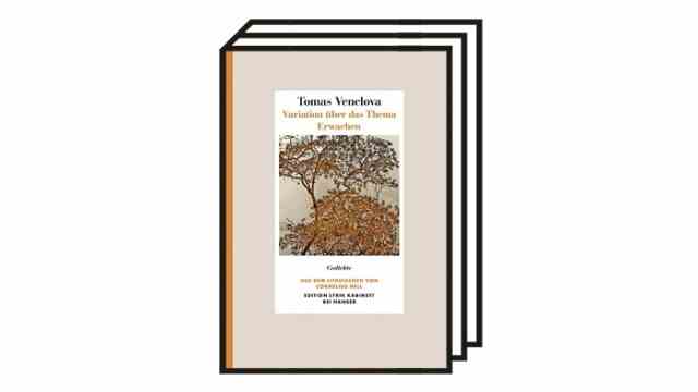 Tomas Venclova: "Variation on the theme of awakening": Tomas Venclova: Variation on the theme of awakening.  poems.  Translated from the Lithuanian by Cornelius Hell.  With an afterword by Michel Krüger.  Edition Poetry Cabinet.  Carl HanserVerlag, Munich 2022. 112 pages, 20 euros.
