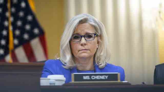 Capitol Storm Inquiry: Vice Chairwoman Liz Cheney during the first public hearing of a committee of inquiry.
