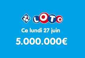 Loto FDJ draw for Monday, June 27, 2022