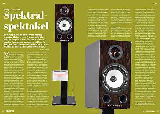 AUDIO TEST Issue 05 2022 Magazine HiFi Issue Triangle Comete 40th Compact Speaker Speaker Auerbach Verlag Test Review July Content