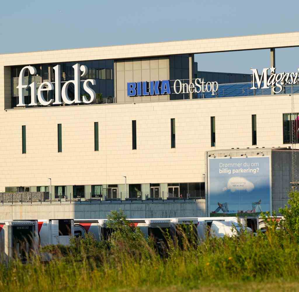 Field's shopping mall.  in the south of Copenhagen