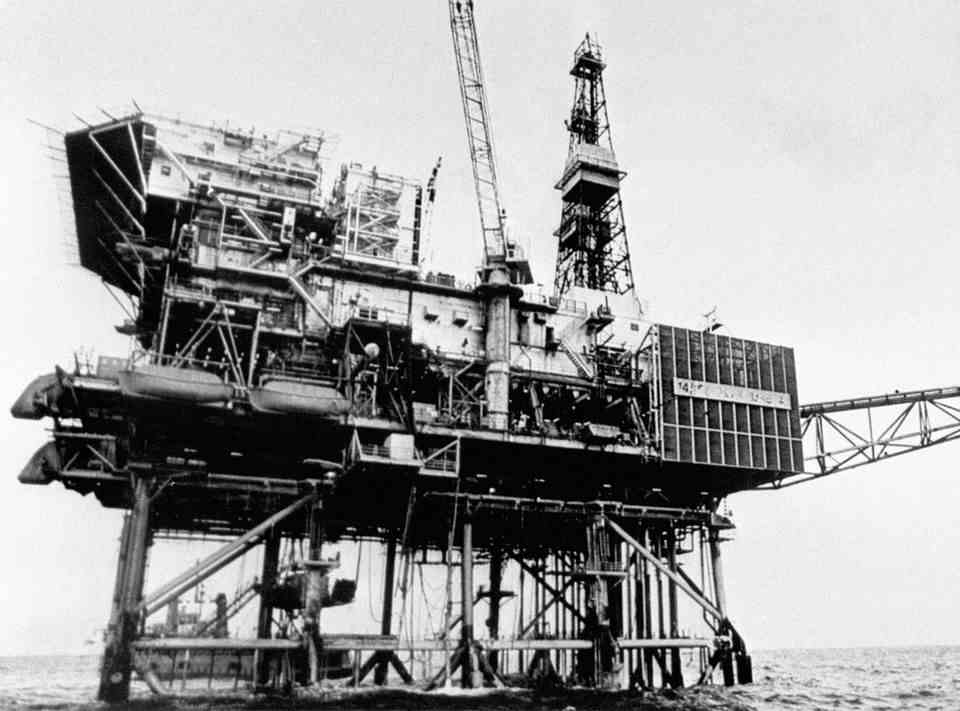 The Piper Alpha before the disaster