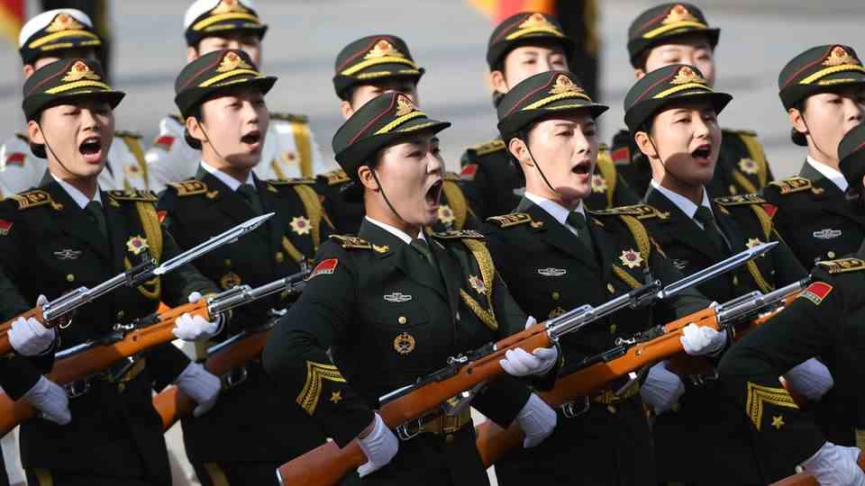 Honor Guard of the People's Army.  China is making giant strides in modernizing its military.