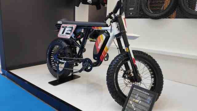 Eurobike: Motocross machine as an e-bike: the child in man and woman is happy.