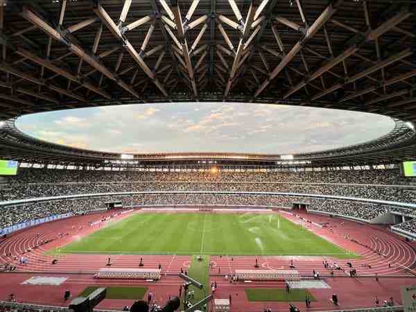 The national stadium of Japan before the PSG friendly