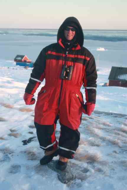 Globetrotter and Tutzinger by choice: Onions in the ice: Thomas Bauer in Greenland protects himself against the cold with seven layers of clothing.