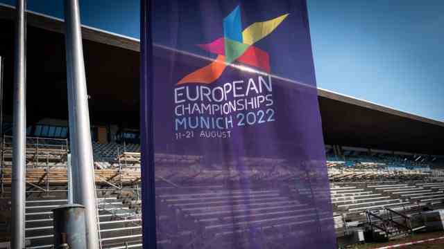 Sport in Munich: The flag of the European Championships is already waving on the regatta facility.