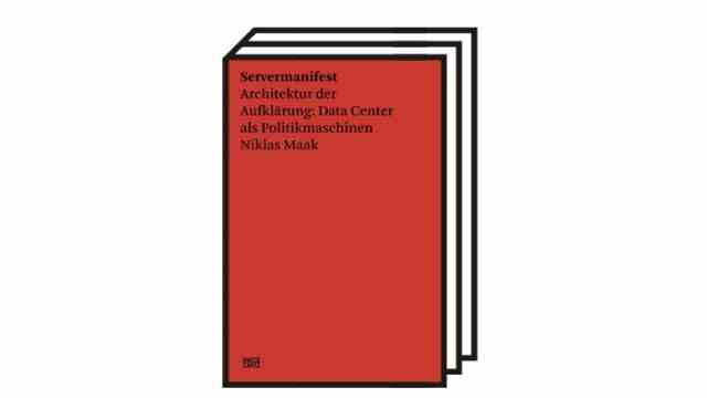 Books of the Month: Niklas Maak: Server Manifesto - Architecture of Enlightenment.  Data centers as political machines.  Hatje Cantz, Hamburg 2022. 112 pages, 18 euros.
